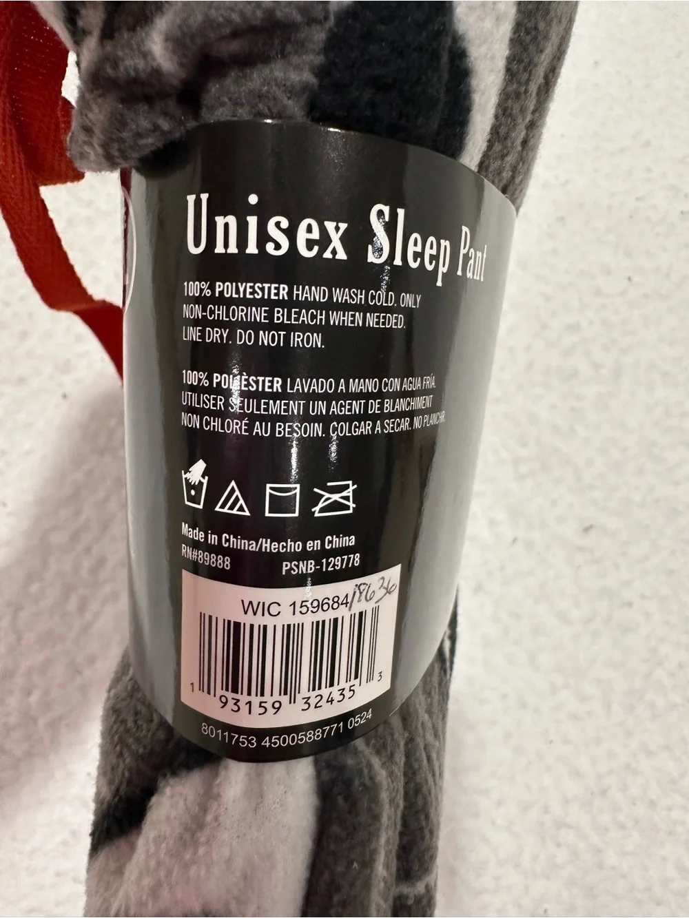 Gray & White Jake Skellington Fleece Sleep Pants